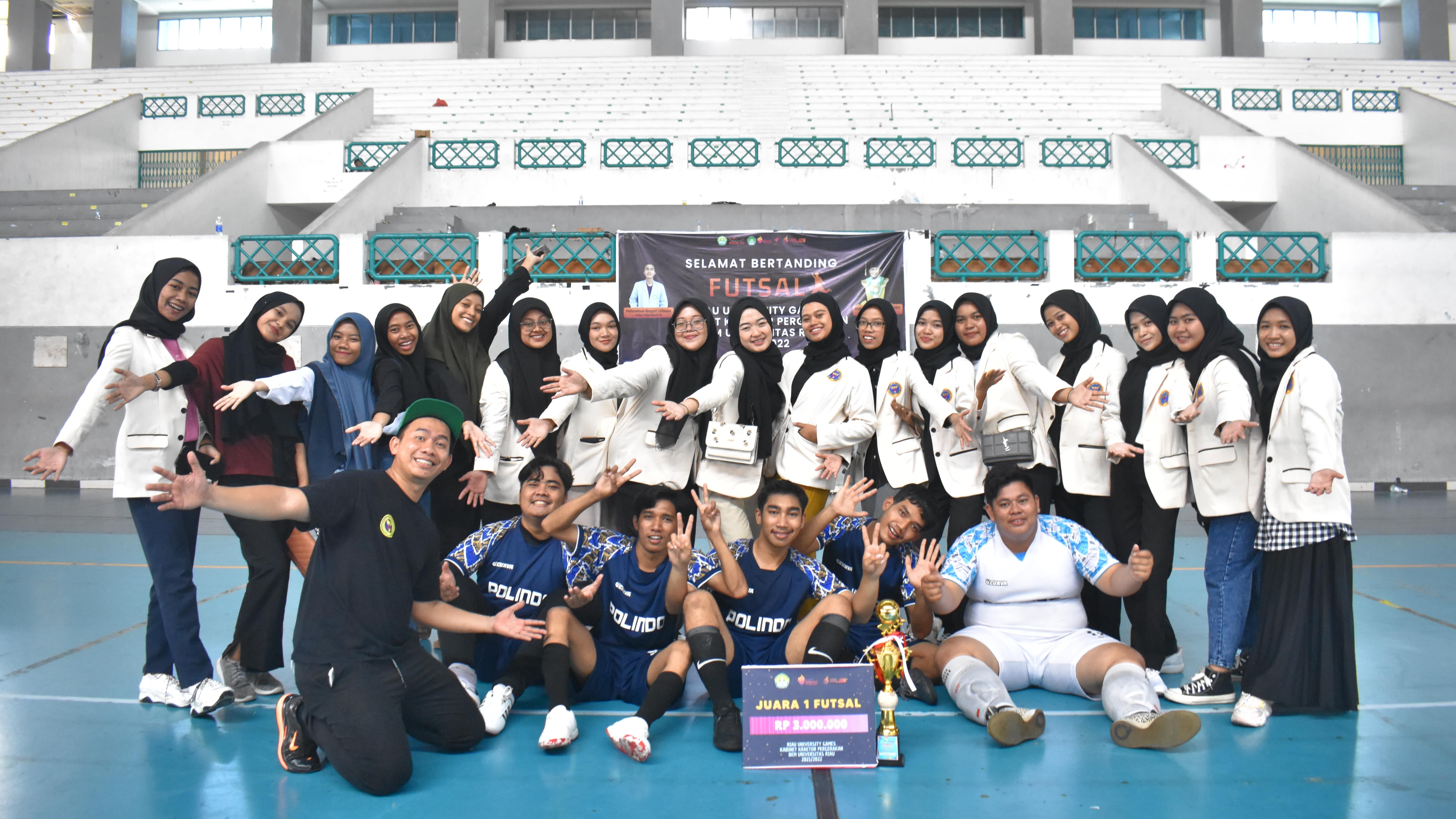 IKPI Memenangkan Turnamen Futsal Riau University Game